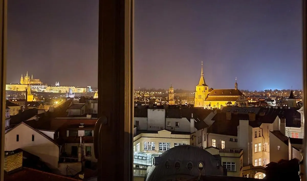 Luxury Apt - View Of The Center Of Prague